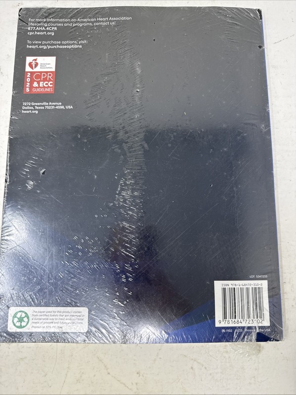2025 AHA Basic Life Support (BLS) Provider Student Manual gallery