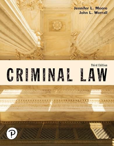 Criminal Law (Justice Series) by Jennifer Moore