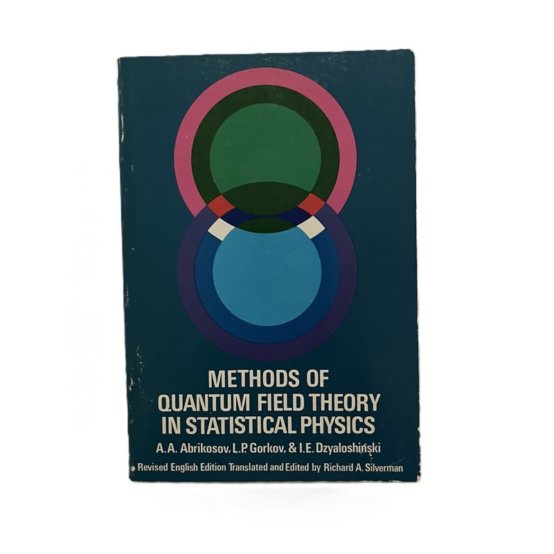 VTG: Methods of Quantum Field Theory in Statistical Physics 1975 PB revised Ed.
