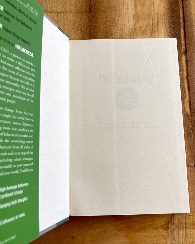 INFLUENCER: THE POWER TO CHANGE ANYTHING LIKE NEW HARDCOVER BOOK EXCELLENT gallery