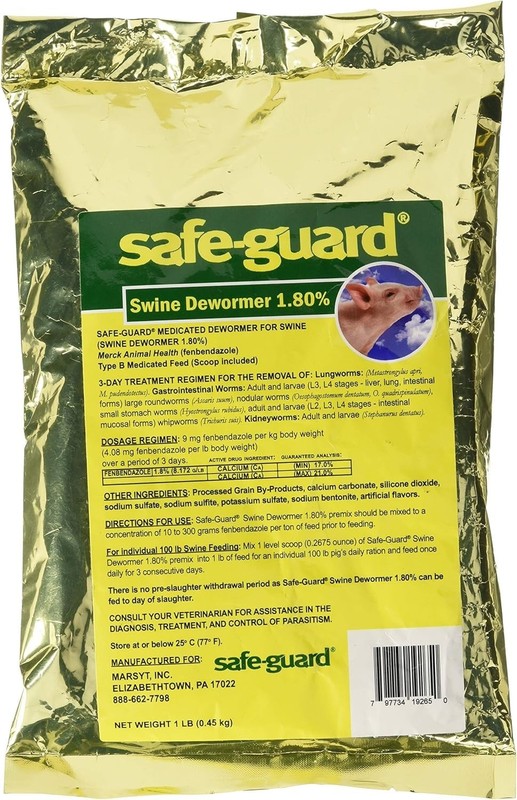 1 LB Medicated Dewormer for Pigs - Safe, Effective Worm Removal for All Stages gallery