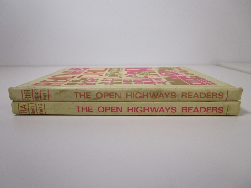 VTG 1967- The Open Highways Readers Book 1 Parts 1&2- Scott Foresman and Co
