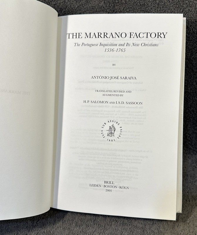 The Marrano Factory: The Portuguese Inquisition and Its New Christians 1536-1765 gallery