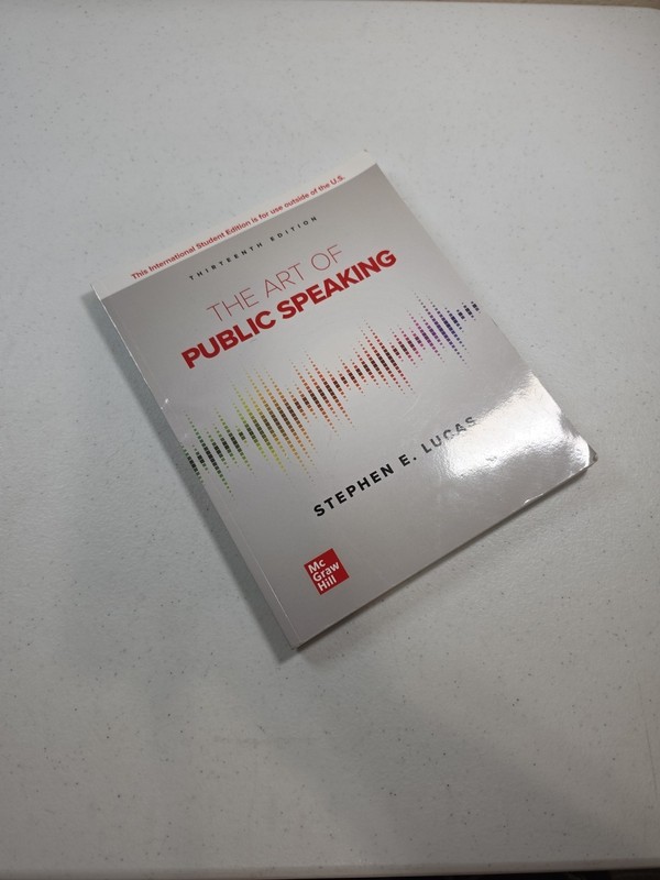 Art of Public Speaking by Stephen Lucas (Trade Paperback) Thirteenth Edition