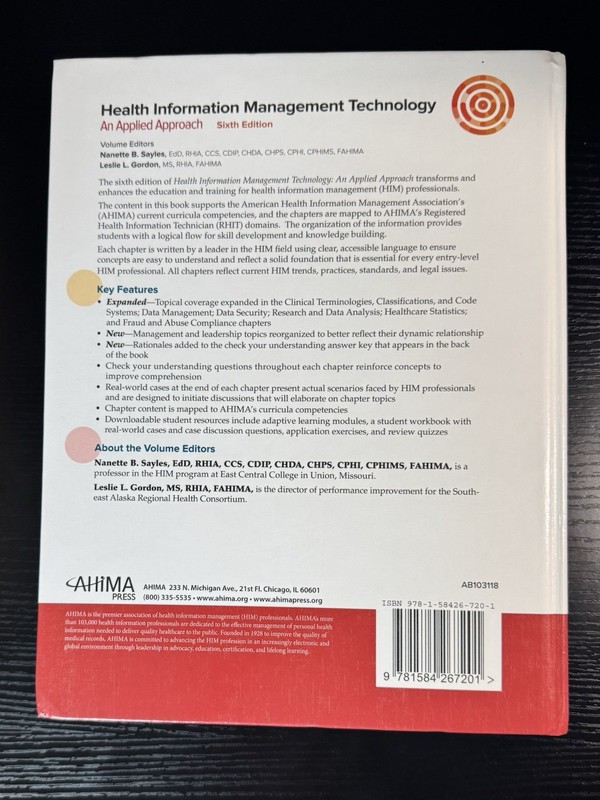 Health Information Management Technology: An Applied Approach, 6th Edition gallery