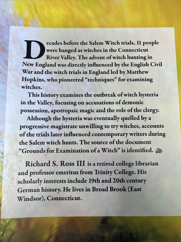 Before Salem: Witch Hunting in the Connecticut River Valley, 1647-1663 by Ross gallery