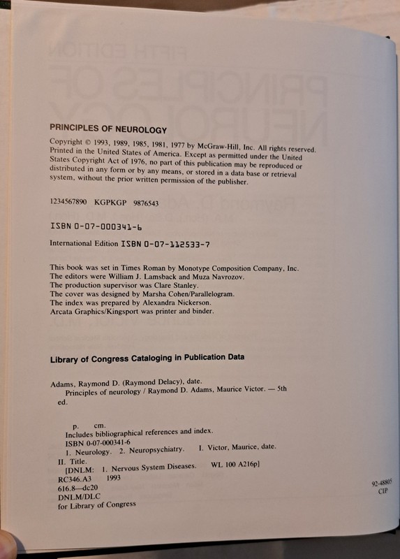 Principles of Neurology (5th Edition) + Neuroimaging Companion – 2 Book HC Set gallery