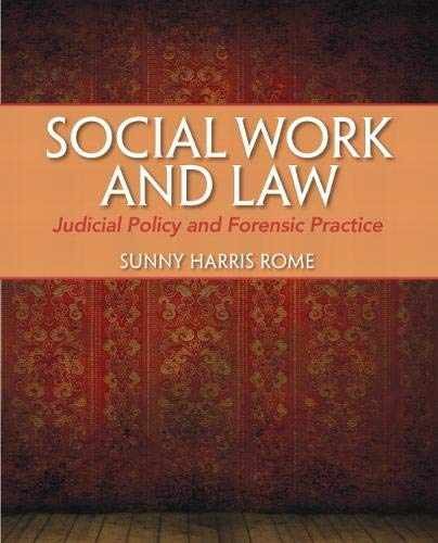 Social Work and Law: Judicial – Paperback, by Harris Rome Sunny – Very Good