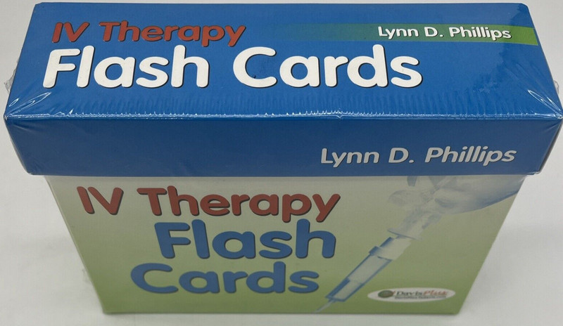 IV Therapy Flash Cards by Lynn D. Phillips Publisher F.A. Davis Sealed Box NEW gallery