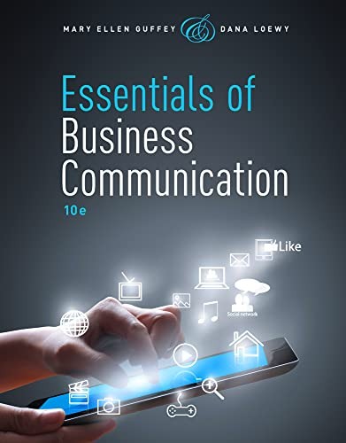 Essentials of Business Communicatio…, Guffey, Mary El