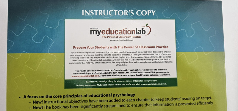 Educational Psychology: Developing Learners – Instructor’s Copy (7th Edition) gallery