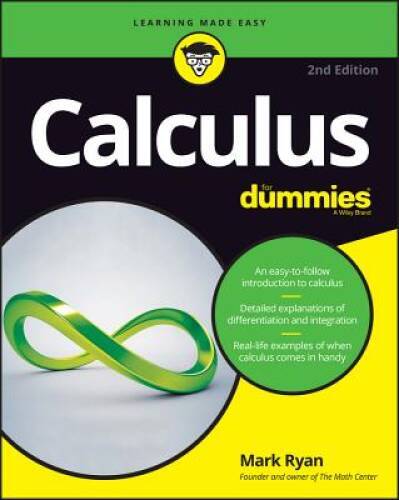 Calculus For Dummies – Paperback By Ryan, Mark – GOOD