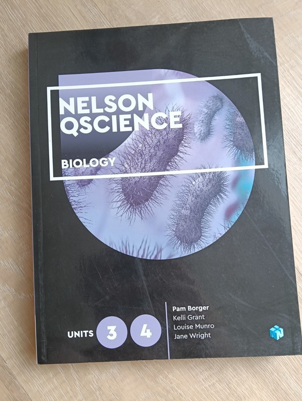 Biology Units 3 & 4 Nelson QScience Student Textbook – 338 Pages
