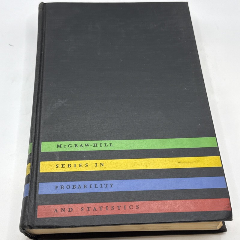 Vintage Statistics Textbooks Lot (2) McGraw-Hill 1961 1964 First Editions HC gallery