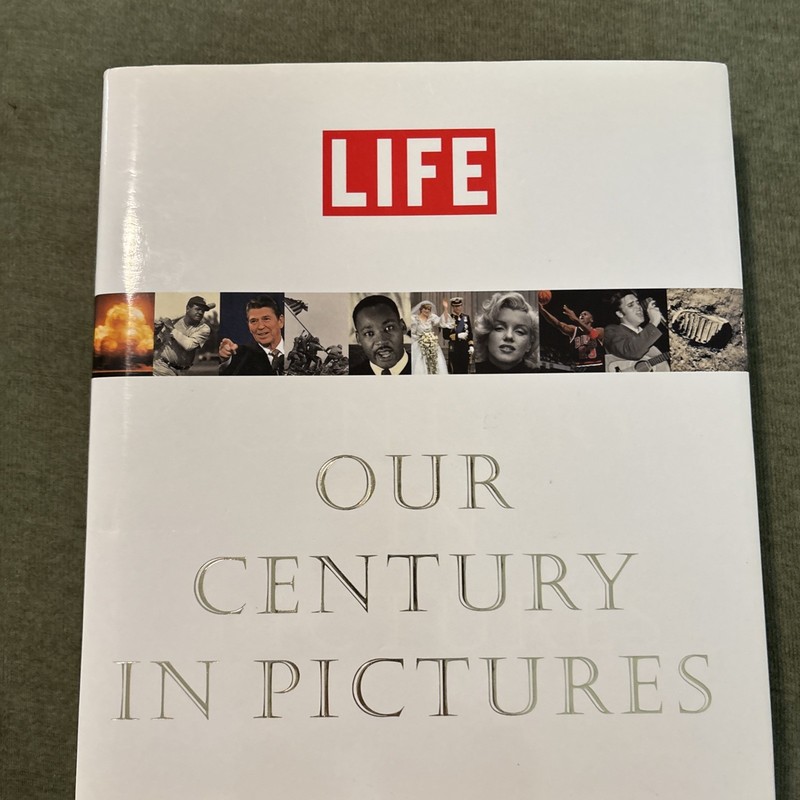 LIFE Magazine – Our Century In Pictures – Hardcover Book w/ Slip Cover – 1999