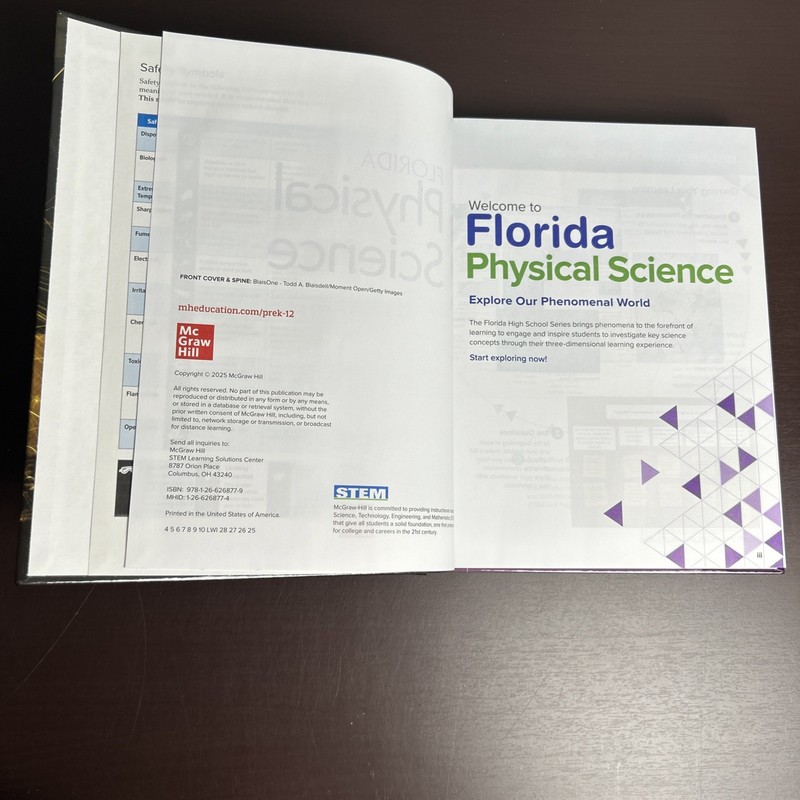 Physical Science Florida HC McGraw Hill NEW gallery