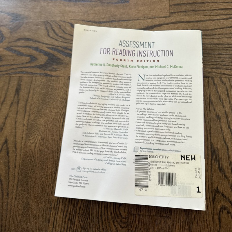 Assessment for Reading Instruction by Michael C. McKenna, Katherine A. Dougherty gallery