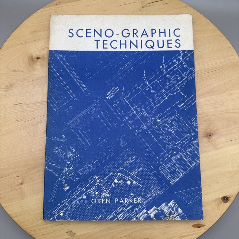 1969 Sceno-Graphic Techniques W. Oren Parker Theatre Design Textbook Paperback gallery