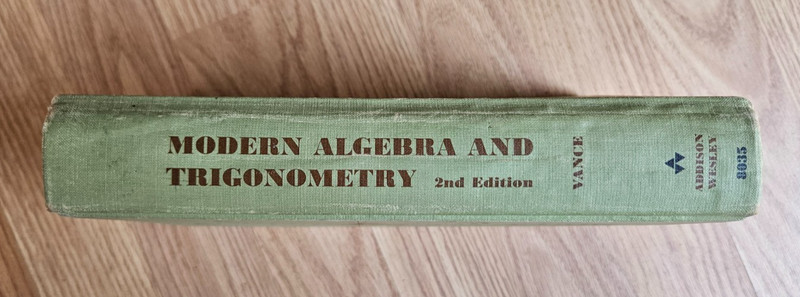 Vintage Modern Algebra Trigonometry 2nd Edition 1968 Addison Wesley gallery