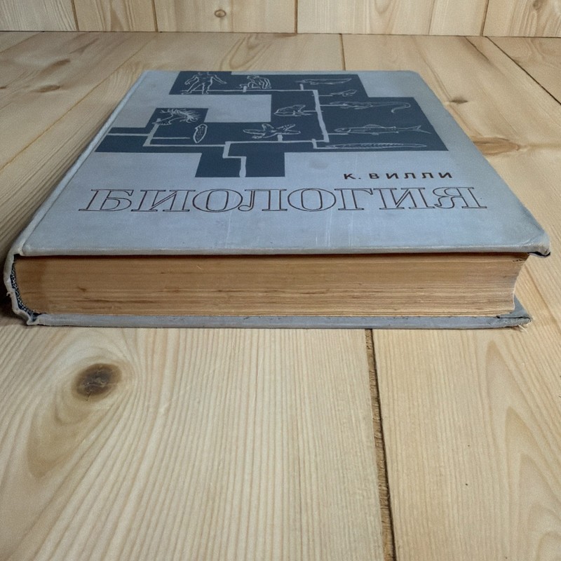 Биология К. Вилли 1968 Claude Villee Biology Russian USSR Illustrated Textbook gallery