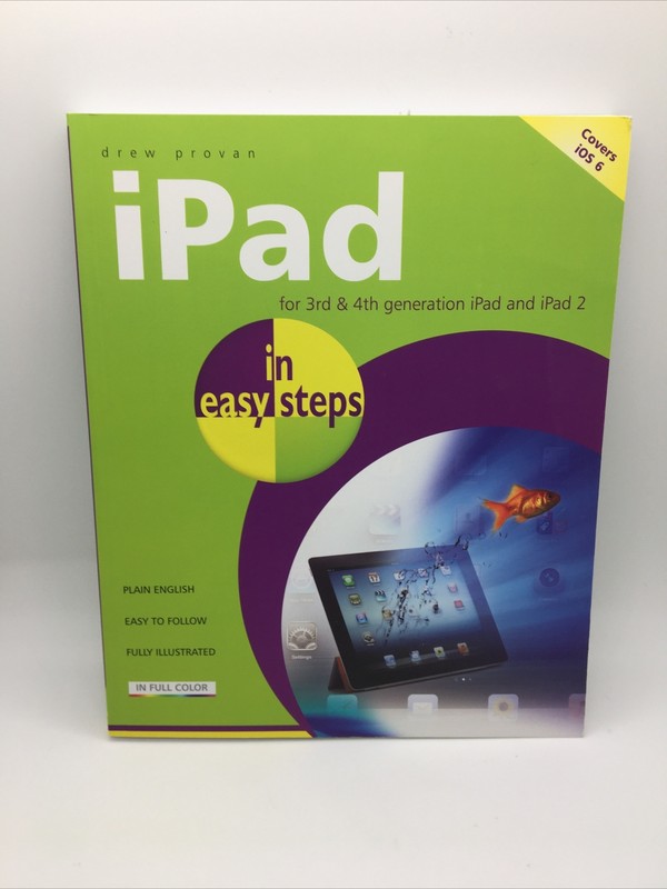 iPad in Easy Steps Covers IOS 6 for iPad 2 and iPad with Retina Display Free Shi