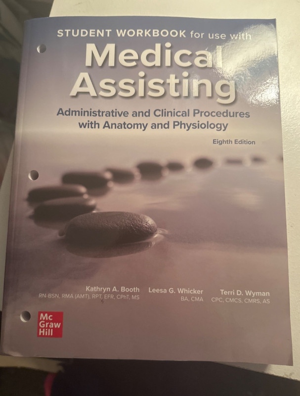Student Workbook for Medical Assisting: Administrative and Clinical…