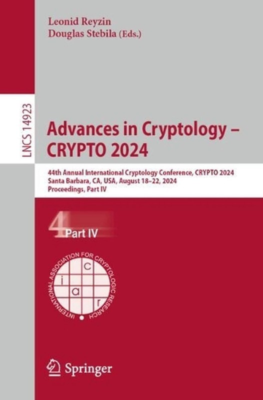 Advances in Cryptology CRYPTO 2024: 44th Annual International Cryptology Confere