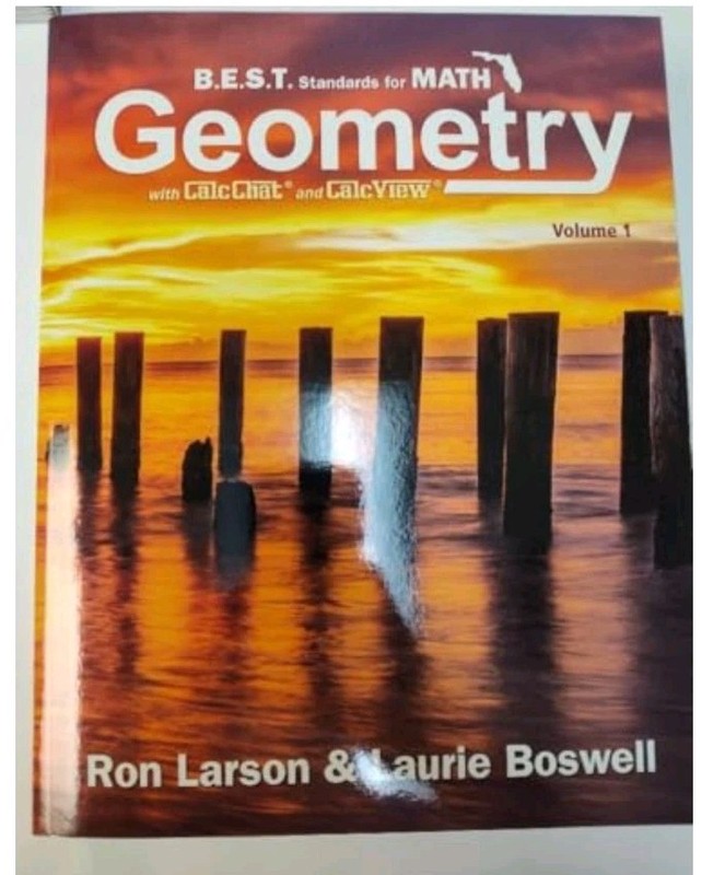 Geometry Book CalcChat And CalcView Best Standards For Math Volume 1 & Volume 2