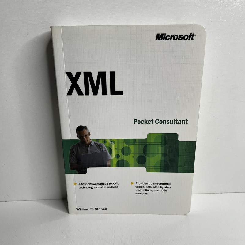 XML POCKET CONSULTANT By William R. Stanek **Mint Condition**