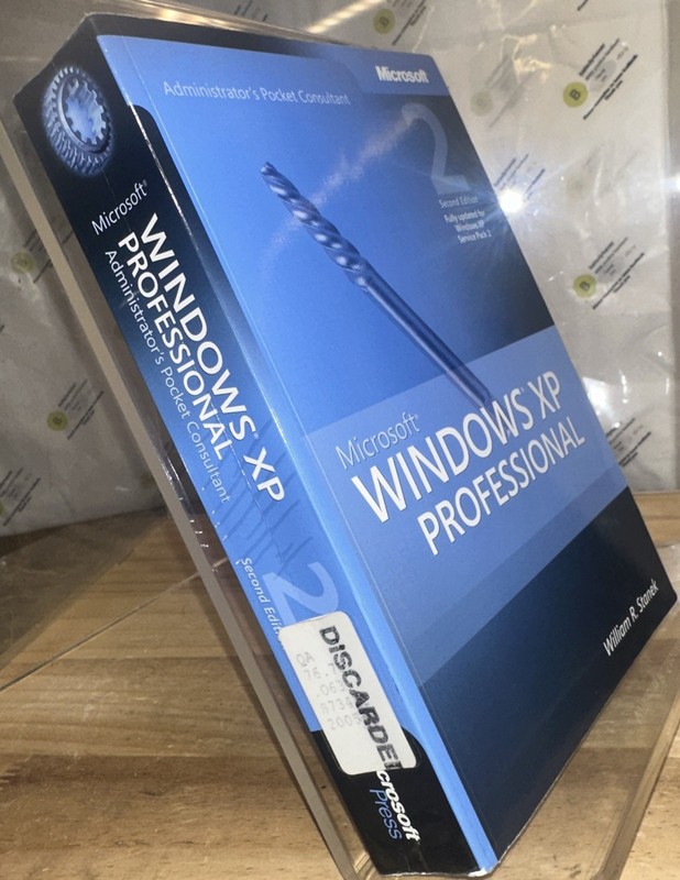 MICROSOFT WINDOWS XP PROFESSIONAL ADMINISTRATOR'S POCKET By William Stanek PB gallery