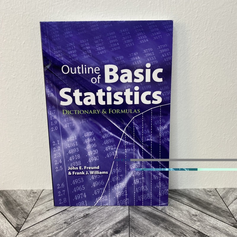 Outline of Basic Statistics: Dictionary and Formulas (Dover Books on Mathema...