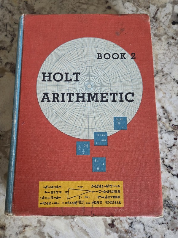 Holt Arithmetic Book 2 Vintage 1961