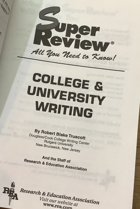 COLLEGE & UNIVERSITY WRITING SUPER REVIEW By The Staff Of Research & Education gallery