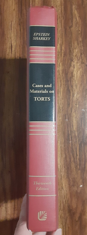 Cases and Materials on Torts, 13th Edition, Epstein & Sharkey, Aspen Publishing gallery