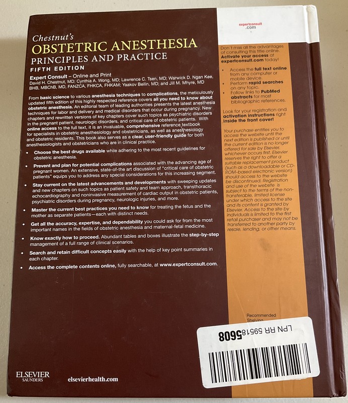 Chestnut's Obstetric Anesthesia: Principles and Practice gallery
