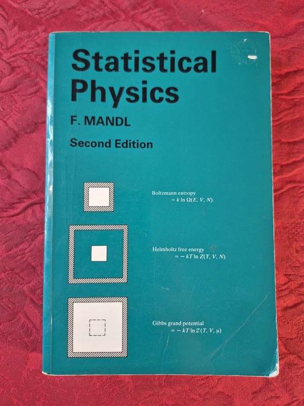 Statistical Physics - 2nd Ed - F. Mandl - Wiley Trade paperback gallery