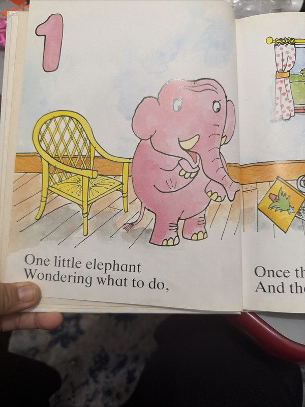 One Little Elephant by Colin West (1988, Hardcover) gallery