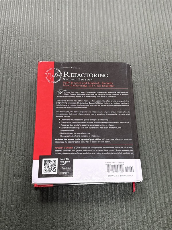 Refactoring: Improving The Design Of Existing Code, Martin Fowler (2nd Edition) gallery