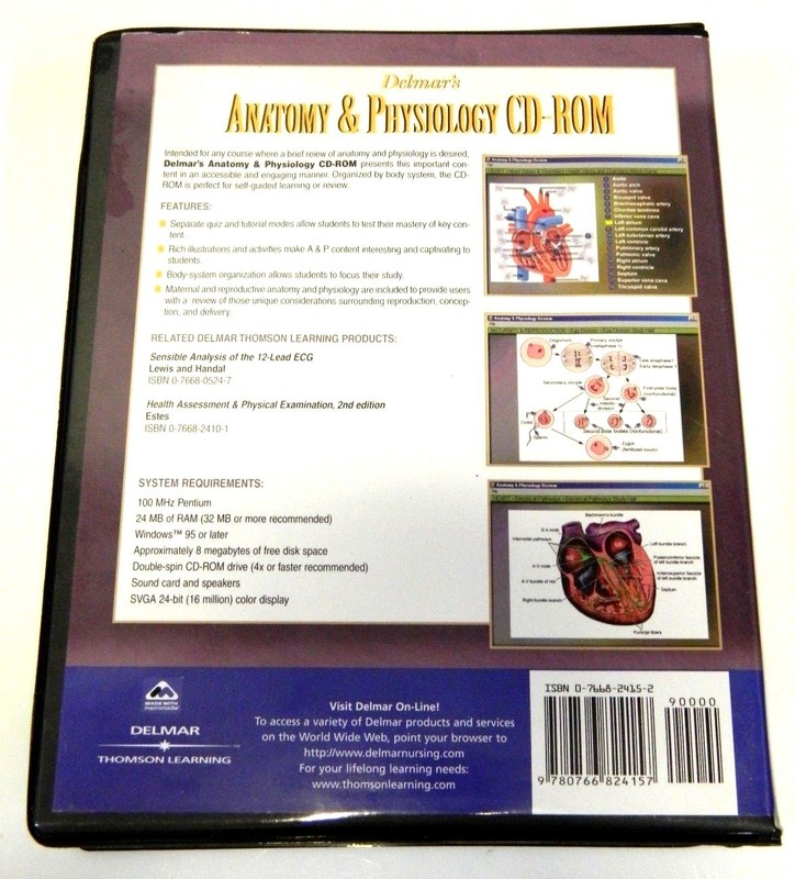 Delmar's Anatomy and Physiology CD-ROM Thomson Learning Nursing Education Tool gallery