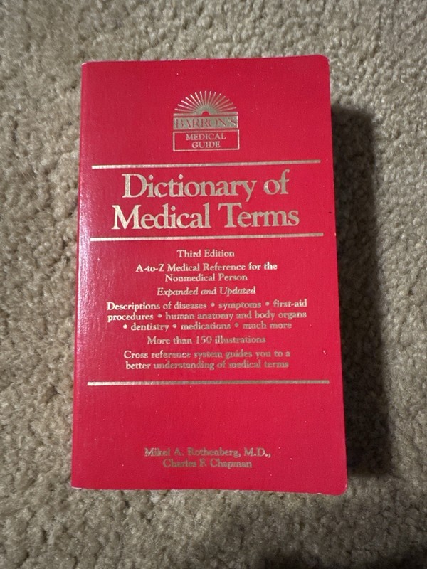 Barron’s Dictionary of Medical Terms Rothenberg PB Medical Reference Guide