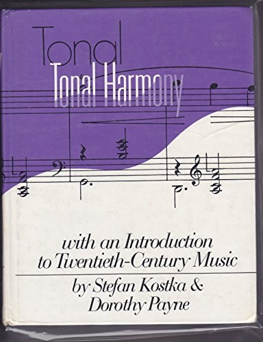 TOTAL HARMONY WITH AN INTRODUCTION TO TWENTIETH-CENTURY By Stefan Kostka VG