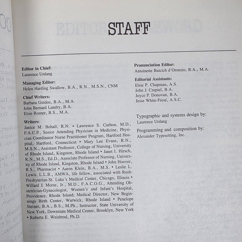Vintage 1983 Mosby’s Medical & Nursing Dictionary Hardcover Indexed Anatomy gallery
