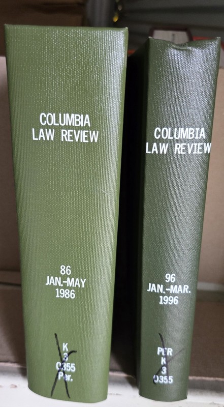 Columbia Law Review Lot Vols 64–105 (1964–2005) Legal Scholarship 16 Volume Set