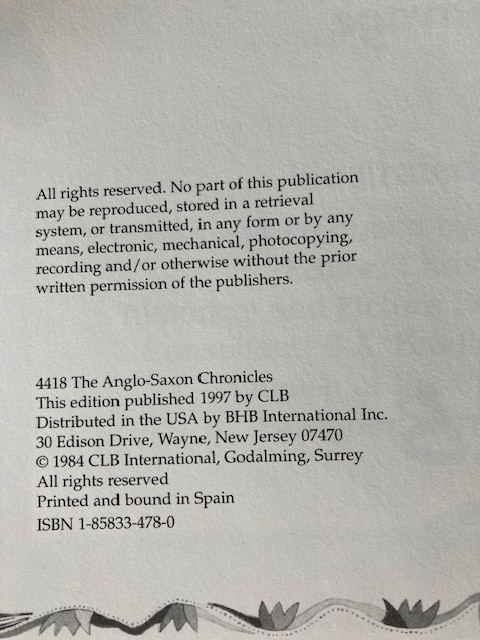 The Anglo-Saxon chronicles, Medieval History gallery