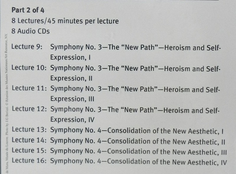"The Symphonies of Beethoven" CD Sets (Parts 1-2-3-4) + Guidebooks, Great Course gallery