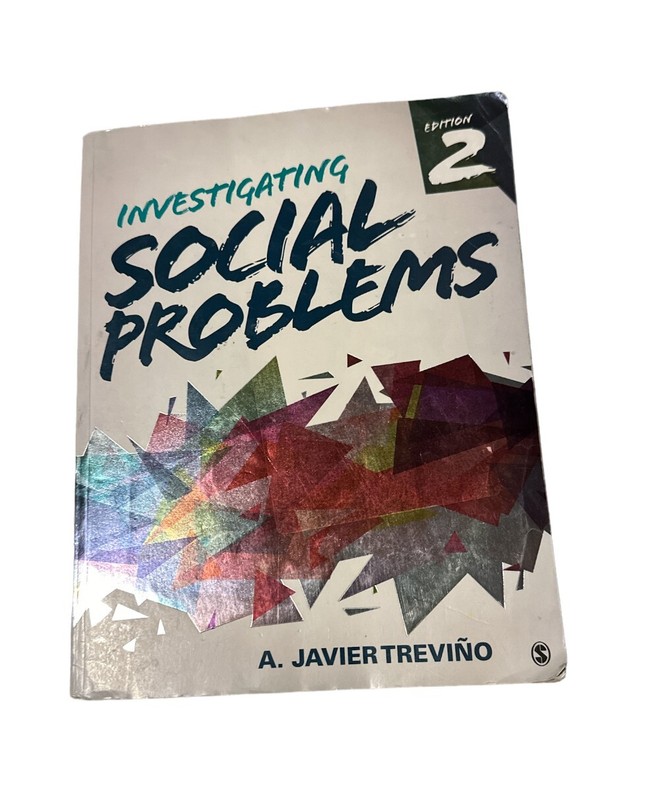 Investigating Social Problems A Javier Trevino Used