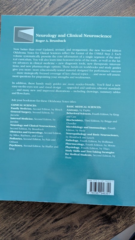 Oklahoma Notes Ser.: Neurology and Clinical Neuroscience by Roger A. Brumback gallery