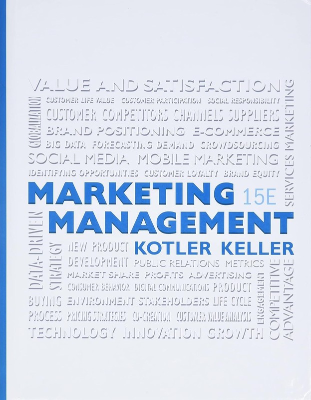 Marketing Management 15th Edition (2016, Hardcover) ISBN 978-0-13-385646-0