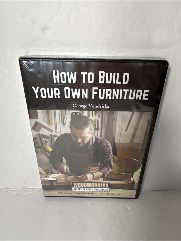 How to Build Your Own Furniture by George Vondriska (DVD, 5-Disc Set) NEW!