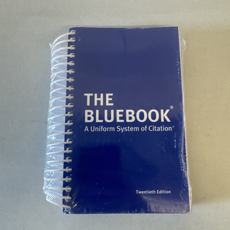 The Bluebook: A Uniform System of Citation 12th Edition Spiral Bound – New